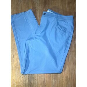 johnnie-O PREP-FORMANCE Mens Golf Pants Light Blue 38x32 Straight Leg Stretch